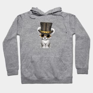 Cute Steampunk White Lion Hoodie